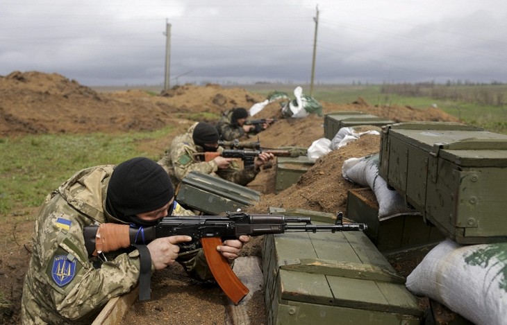 Sides agree to demilitarize Ukraine's Shirokino, pull back medium weapons - ảnh 1