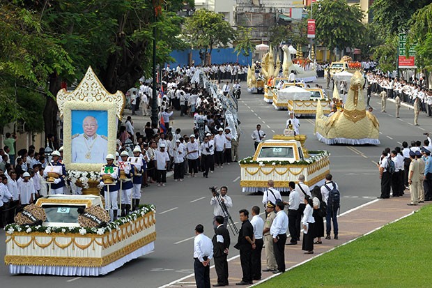 Cambodia holds state funeral for late Senate President Chea Sim - ảnh 1