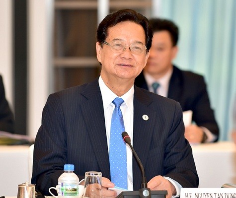 PM Nguyen Tan Dung joins an economic forum gathering 5 countries in the Mekong region - ảnh 1