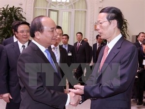 Deputy PM holds talks with Chinese Vice Premier - ảnh 1