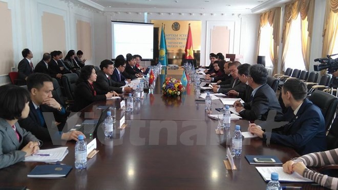 7th session of Kazakhstan- Vietnam Inter-governmental Committee opens - ảnh 1