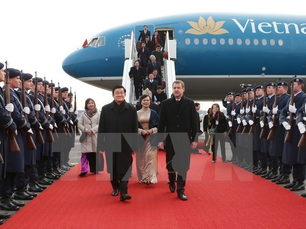 President Truong Tan Sang visits in Berlin  - ảnh 1