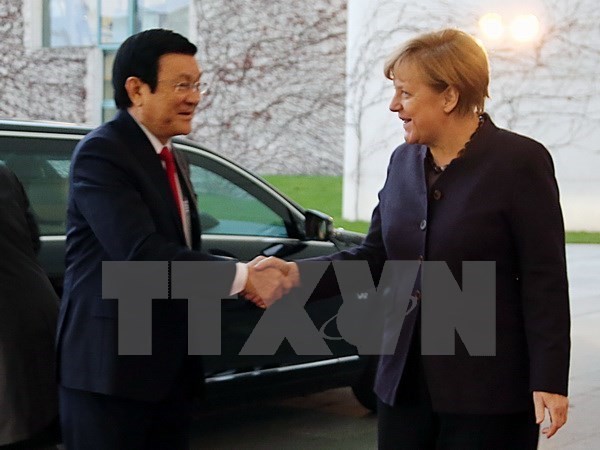 President Truong Tan Sang ends Germany visit - ảnh 1