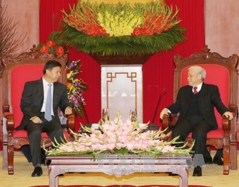 Party leader receives Chinese Party General Secretary and President’s special envoy - ảnh 1