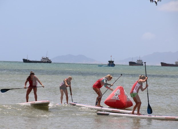 Asian kite surfing championships end in Ninh Thuan - ảnh 1