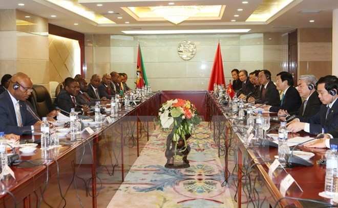 President Truong Tan Sang wraps up his visit to Mozambique - ảnh 1