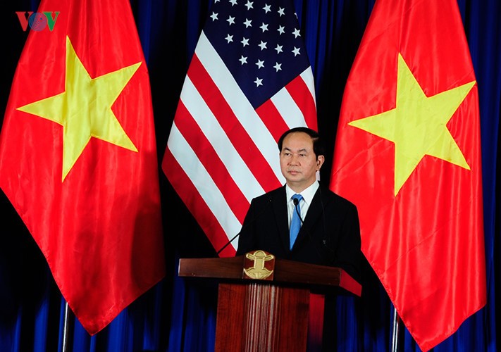 President Tran Dai Quang holds talks with US President Barack Obama - ảnh 2
