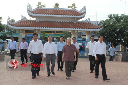 Party General Secretary Nguyen Phu Trong pays working visit to Ba Ria Vung Tau - ảnh 1