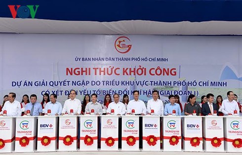 Drainage project in Ho Chi Minh City launched  - ảnh 1