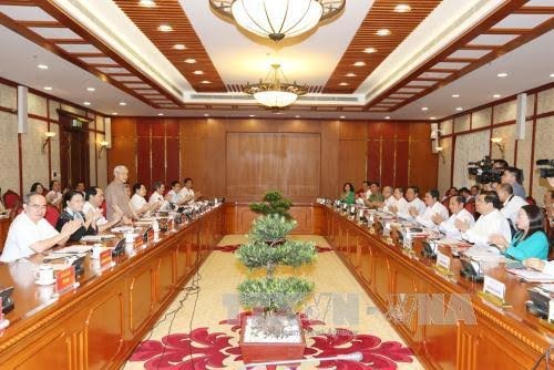 Party leader Nguyen Phu Trong meets Can Tho Municipal Party Committee - ảnh 1