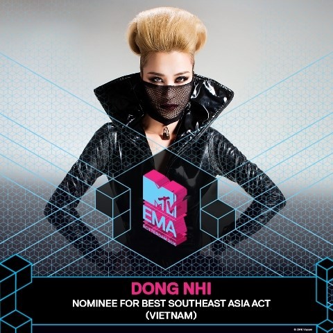 Pop star Dong Nhi wins Best Southeast Asian Act - EMA 2016 - ảnh 1