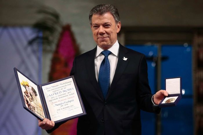 Nobel Peace Prize 2016 gives a boost to peace process in Colombia - ảnh 1