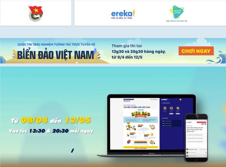 Online quizzes on Vietnamese sea, island knowledge launched  - ảnh 1