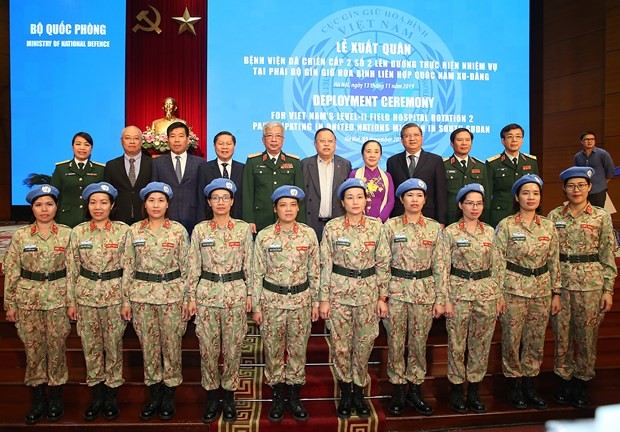 Vietnam’s second Level-2 Field Hospital departs for South Sudan - ảnh 1
