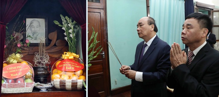 PM Nguyen Xuan Phuc offers incense to President Ho Chi Minh  - ảnh 1