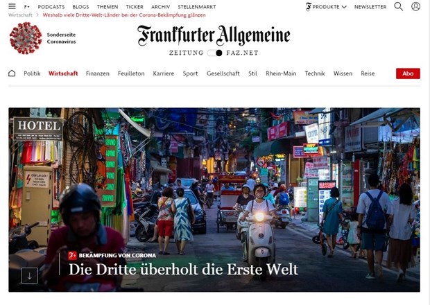 German press praises Vietnam’s anti-pandemic model - ảnh 1