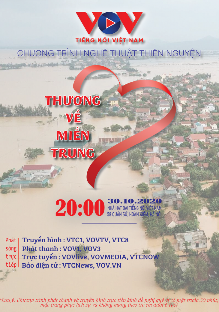 VOV hosts concert to raise fund for flood victims - ảnh 1