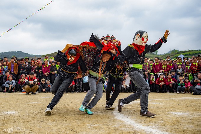 Lion-cat dance – an intangible cultural heritage of Lang Son - ảnh 2