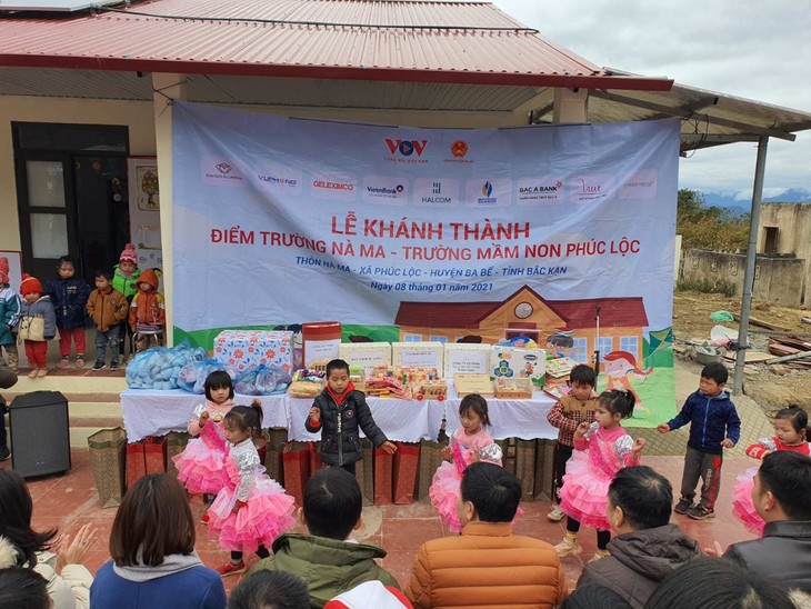 VOV and donors open Na Ma school location in Ba Be District, Bac Kan province - ảnh 1