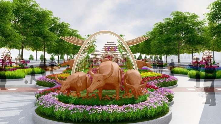 HCM City unveils draft design for 2021 Flower Street - ảnh 1