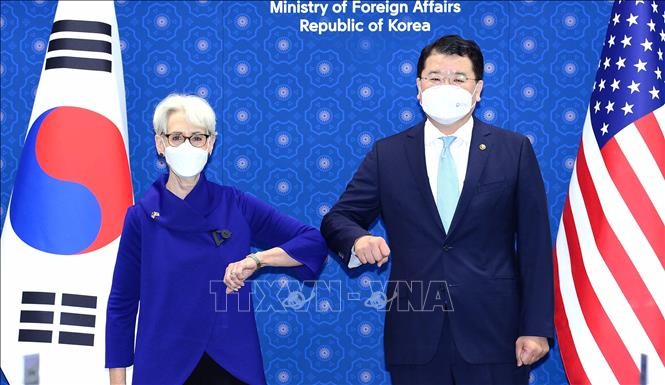 US, South Korea hold talk on North Korea and global issues - ảnh 1