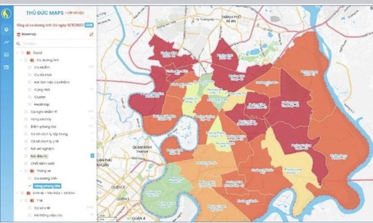 GIS technology helps residents in HCMC do shopping - ảnh 1