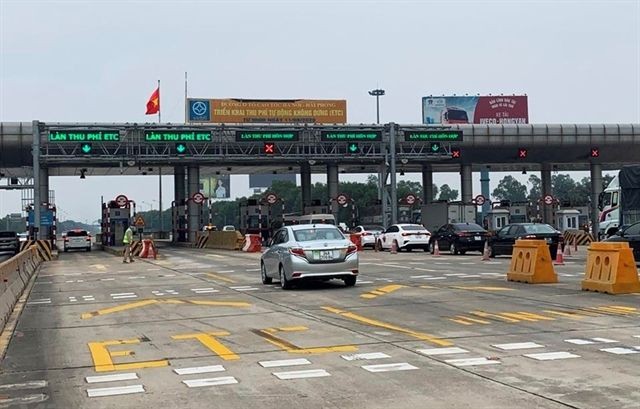 Hanoi-Hai Phong Expressway to pilot electronic toll collection from May - ảnh 1
