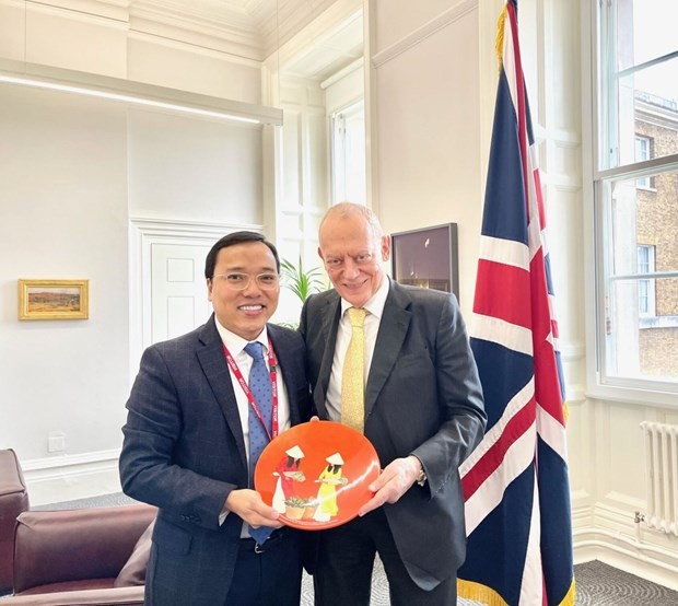 Vietnam, UK officials discuss economic cooperation - ảnh 1