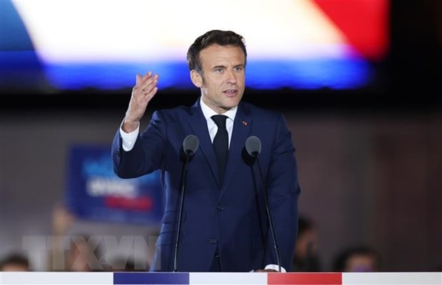 Emmanuel Macron sworn in for second French Presidential term - ảnh 1