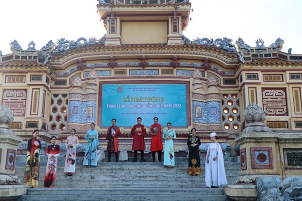 Ao Dai Week launched in Hue - ảnh 1