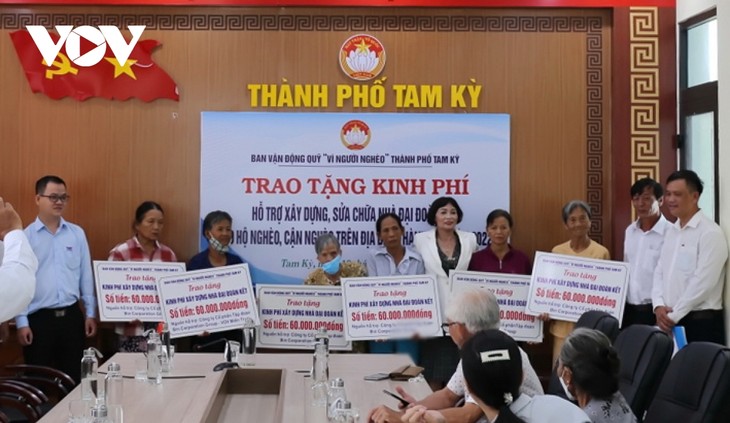 VOV, BIN Corporation Group subsidize housing for the poor in Quang Nam - ảnh 1