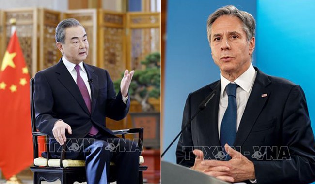 Top diplomats of China, US discuss bilateral relations - ảnh 1