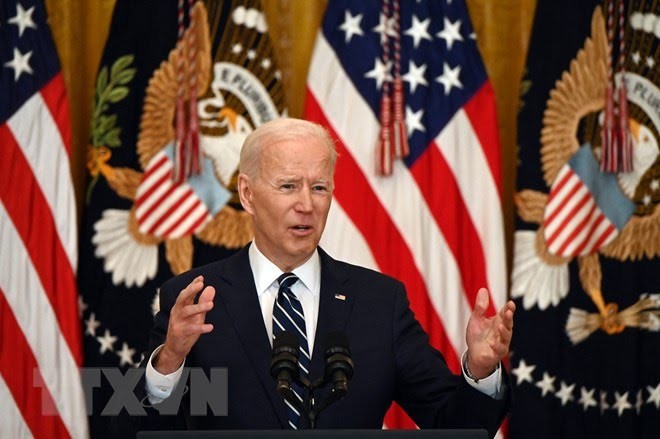 President Joe Biden calls on American politicians to act responsibly - ảnh 1