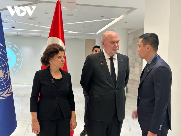 Vietnam Ambassador commemorates earthquake victims at the UN  - ảnh 1