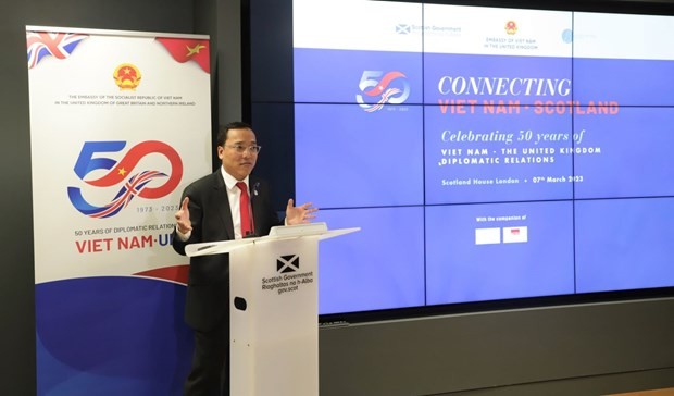 Vietnam Embassy co-hosts connecting event with Scotland  - ảnh 1