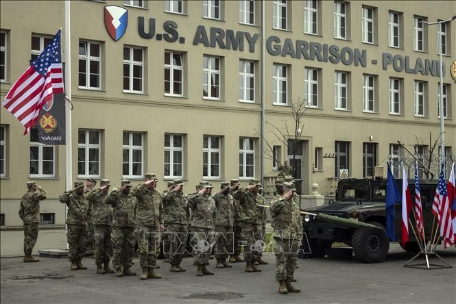 US establishes first permanent military garrison in Poland - ảnh 1