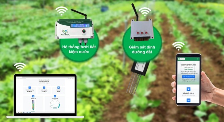 Students use tech to help farmers realize green agriculture - ảnh 1