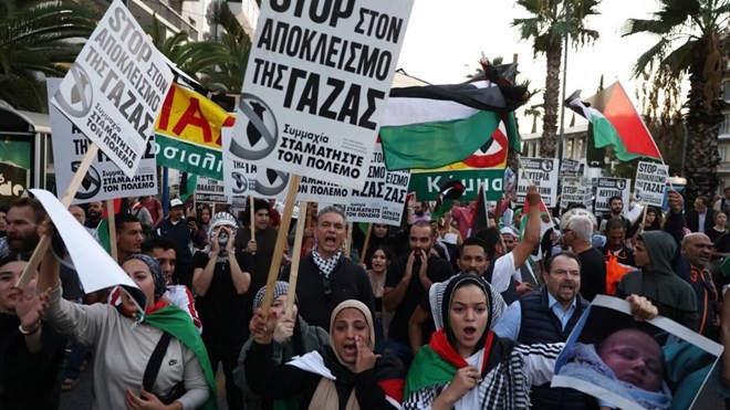 Protests against Israel-Hamas conflict spread around the world - ảnh 1