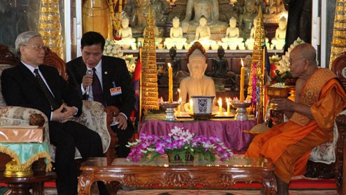Activités du SG du PCV au Cambodge - ảnh 1