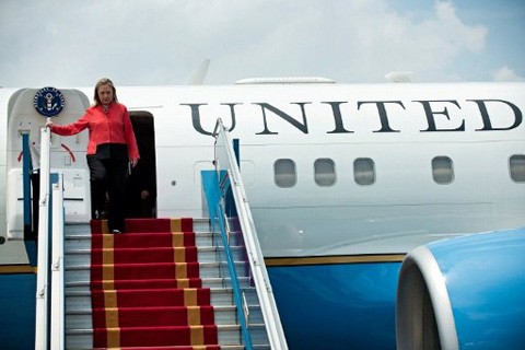 Hillary Clinton en visite au Vietnam - ảnh 1