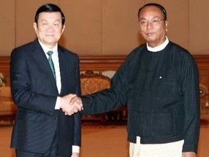 Activités du président Truong Tan Sang au Myanmar - ảnh 1