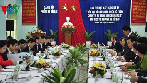 Le président Truong Tân Sang apprécie hautement le système politique à la base - ảnh 1