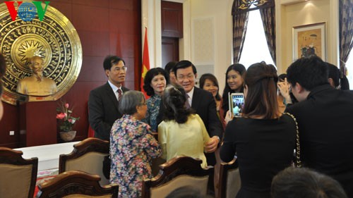 Le président Truong Tan Sang achève sa visite d’état en Chine - ảnh 1