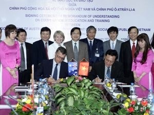 Vietnam-Australie : signature d'un accord sur l'éducation  - ảnh 1