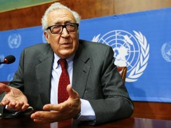L'émissaire international Lakhdar Brahimi en Syrie pour préparer Genève 2 - ảnh 1
