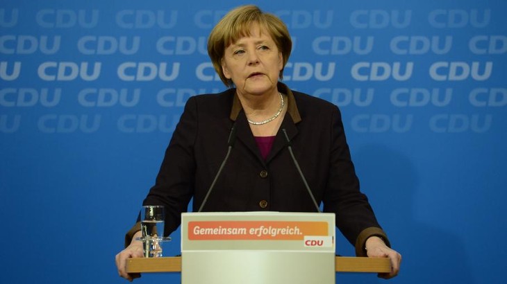 La chancelière allemande Angela Merkel annonce son nouveau gouvernement - ảnh 1