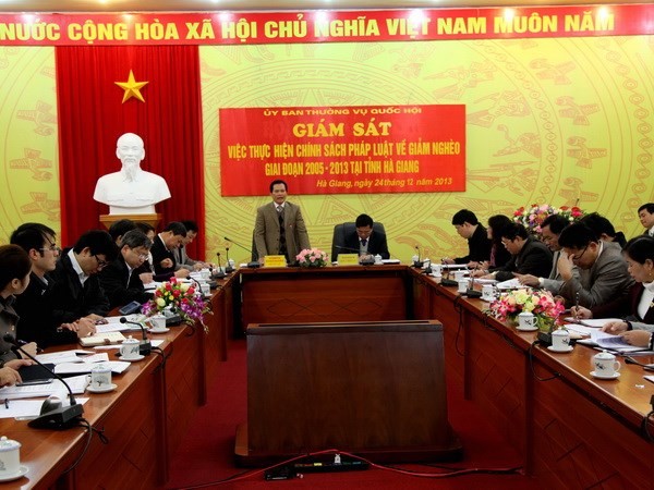 L’Assemblée Nationale supervise la lutte contre la pauvreté à Ha Giang - ảnh 1
