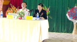Ha Thi Khiet rencontre des électeurs de Ha Giang - ảnh 1