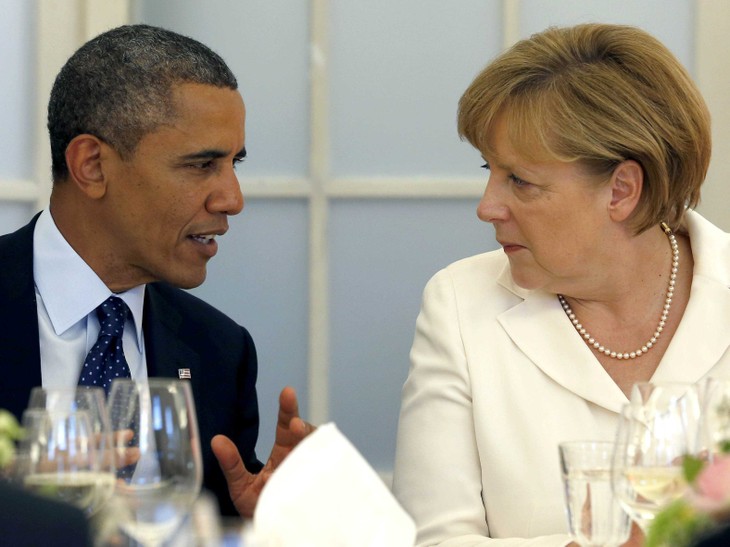 L’Ukraine et le TTIP dominent les sujets de l’entretien entre Obama et Merkel - ảnh 1