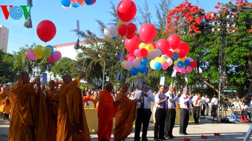 Le Vesak 2014 en l’honneur du 2558ème anniversaire de Bouddha - ảnh 3